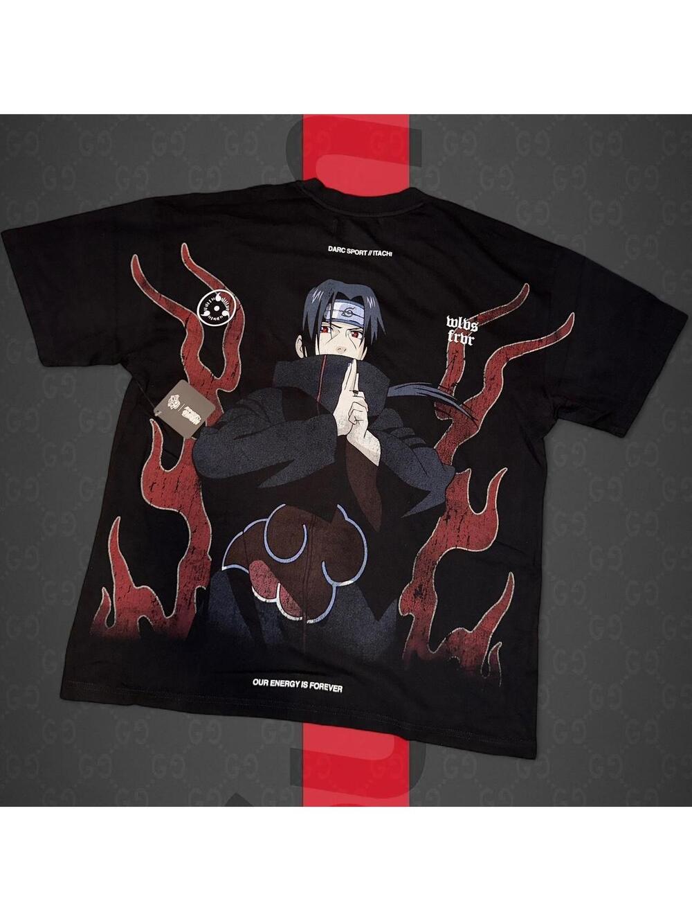 Darc Sport x Naruto Shippuden Itachi Uchiha “Will Of Fire” Premium Tee